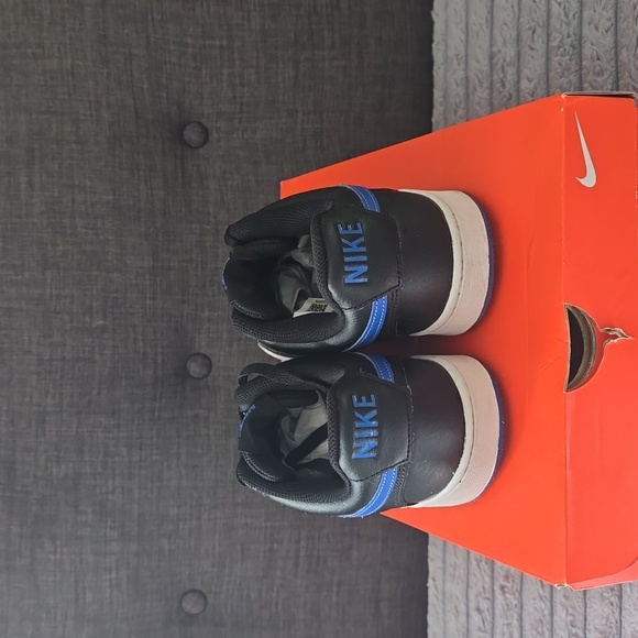 Nike Mens Court Vision Low Black/Royal (Numeric_11_Point_5) - Picture 2 of 4